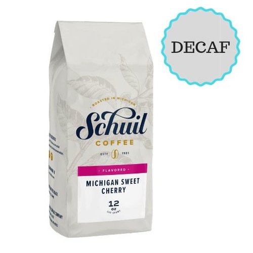 Schuil Schuil Michigan Sweet Cherry Flavored Coffee 12oz Decaf Schuil Schuil Michigan Sweet Cherry Flavored Coffee 12oz Decaf