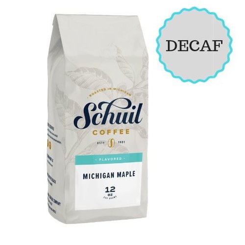 Schuil Schuil Michigan Maple 12oz Decaf Coffee Schuil Schuil Michigan Maple 12oz Decaf Coffee
