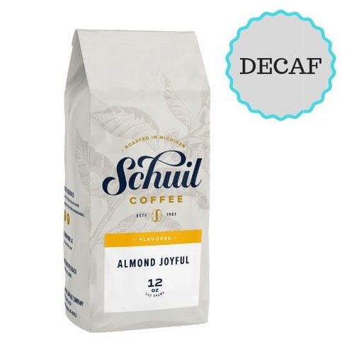 Schuil Schuil Almond Joyful DECAF Flavored Coffee 12oz Schuil Schuil Almond Joyful DECAF Flavored Coffee 12oz