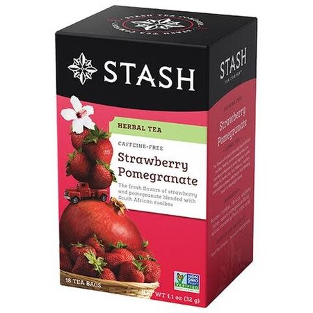 Stash Strawberry Pomegranate Herbal Tea 18 ct