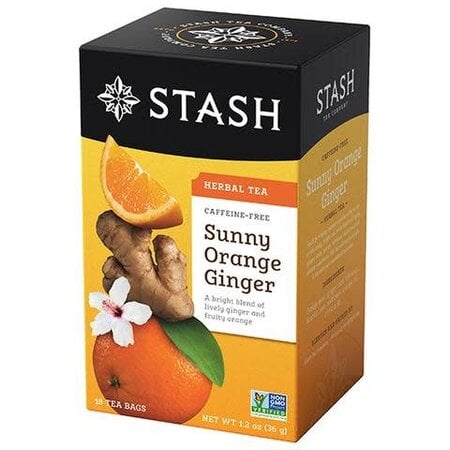 Stash Sunny Orange Ginger Herbal tea 18 ct