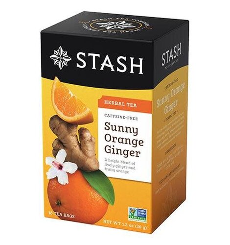 Stash Sunny Orange Ginger Herbal tea 18 ct