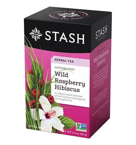 Stash Wild Raspberry Hibiscus Tea 20 ct Box