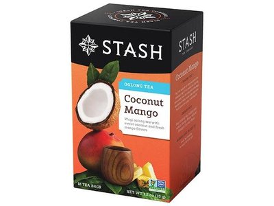 Stash Stash Coconut  Mango/Wuyi Oolong Black Tea 18 ct
