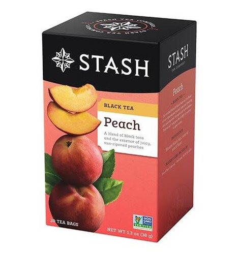 Stash Peach Flavored Black Tea 20ct Box