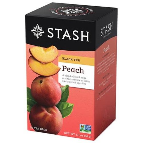 Stash Stash Peach Flavored Black Tea 20ct Box Stash Stash Peach Flavored Black Tea 20ct Box