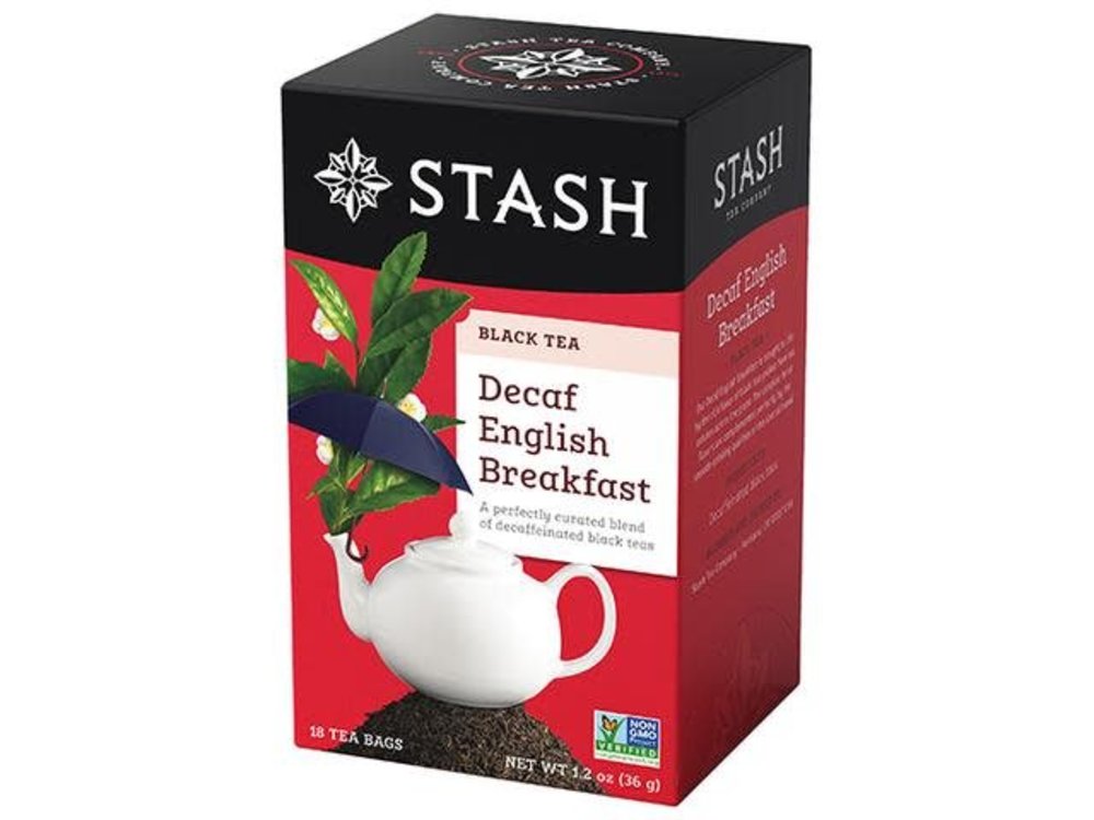 Stash Decaf English Breakfast tea 18 ct box Peters Gourmet Market