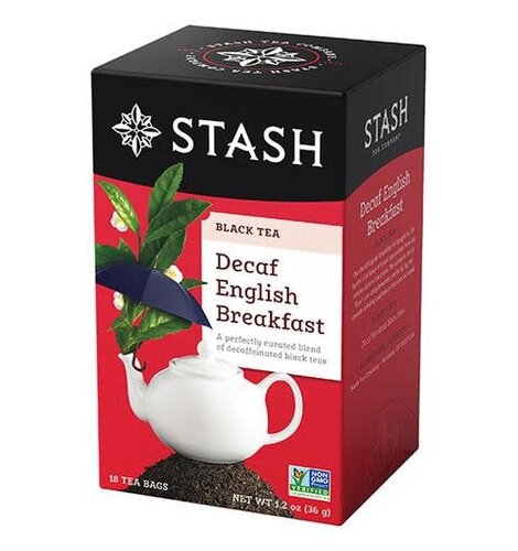 Stash Decaf English Breakfast tea 18 ct box