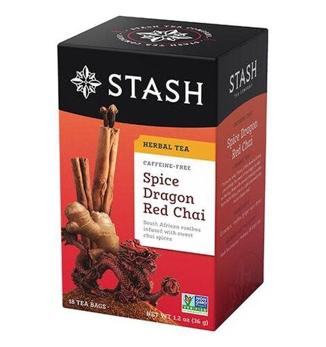 Stash Spiced Dragon Chai Red Spice Tea 18 ct Caffeine Free