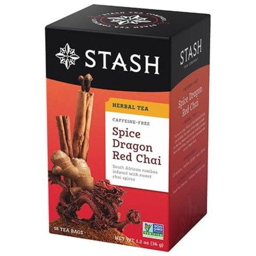 Stash Stash Spiced Dragon Chai Red Spice Tea 18 ct Caffeine Free Stash Stash Spiced Dragon Chai Red Spice Tea 18 ct Caffeine Free
