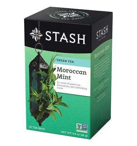Stash Moroccan Mint Green & White Tea 20 ct Box