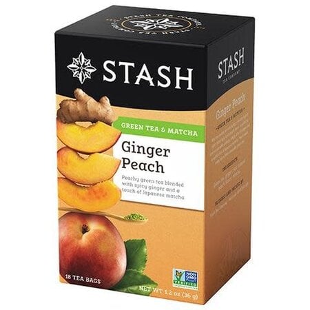 Stash Ginger Peach W/Matcha 18 ct Box