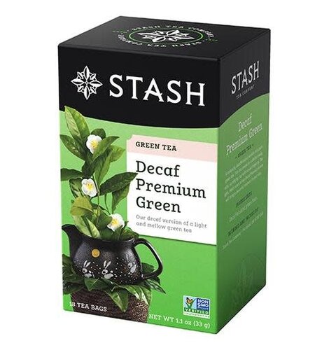Stash Decaf Premium Green Tea 18 ct Box