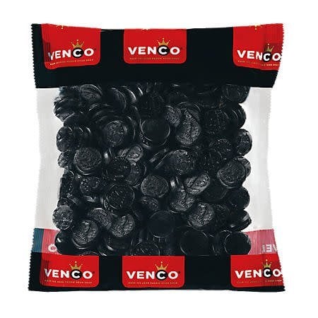 Venco Licorice Coins 2.2 Lb Kilo Bag