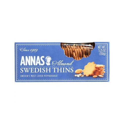 Annas Annas Almond Thins Thins 5.25oz Box 12/cs Annas Annas Almond Thins Thins 5.25oz Box 12/cs