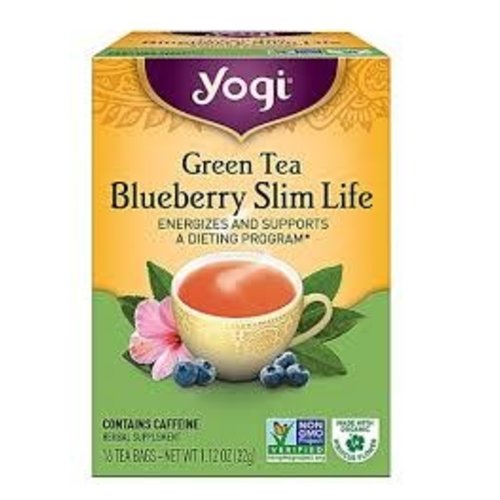 Yogi Yogi Teas Organic Green Tea Blueberry Slim Life