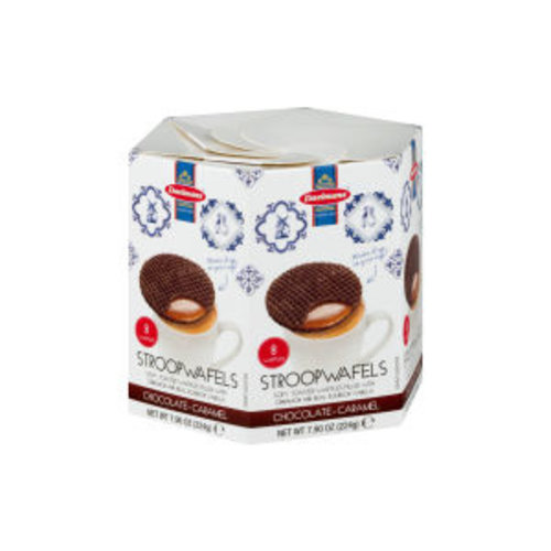 Daelmans Daelman Chocolate Caramel Syrupwafer Hex box 8.11 Oz Box Daelmans Daelman Chocolate Caramel Syrupwafer Hex box 8.11 Oz Box
