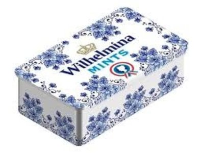 Wilhelmina Wilhelmina Mints Mini Delft Tin Slide Top  3.5 oz