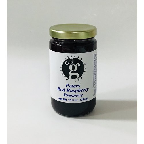 Peters Gourmet Foods Peters Red Raspberry Preserves 10.5 oz Peters Gourmet Foods Peters Red Raspberry Preserves 10.5 oz