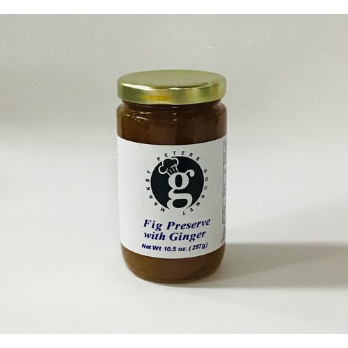 Peters Gourmet Foods Peters Fig with ginger preserves 10.5 oz Peters Gourmet Foods Peters Fig with ginger preserves 10.5 oz