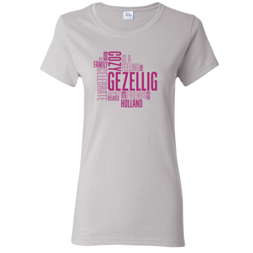 Gezellig T Shirt Ice Gray Womens XX Large Gezellig T Shirt Ice Gray Womens XX Large
