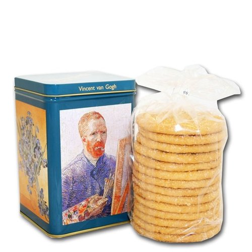 Van Gogh Tin with Sugar Cookies 17 oz Van Gogh Tin with Sugar Cookies 17 oz