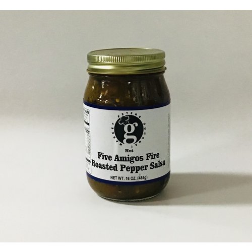 Peters Gourmet Foods PGM Five Amigos Hot Salsa16 oz Peters Gourmet Foods PGM Five Amigos Hot Salsa16 oz