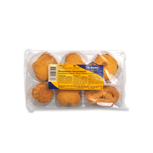 Vos Banket Asst Butter Cookies 6 Oz Dated 4-30 Vos Banket Asst Butter Cookies 6 Oz Dated 4-30