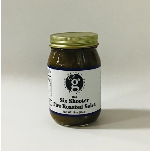 PGM Six Shooter Salsa 16 oz hot PGM Six Shooter Salsa 16 oz hot