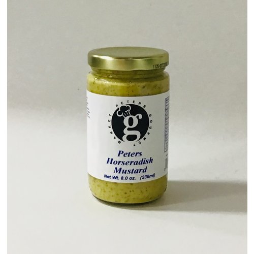 Peters Horseradish Mustard 10 oz Peters Horseradish Mustard 10 oz