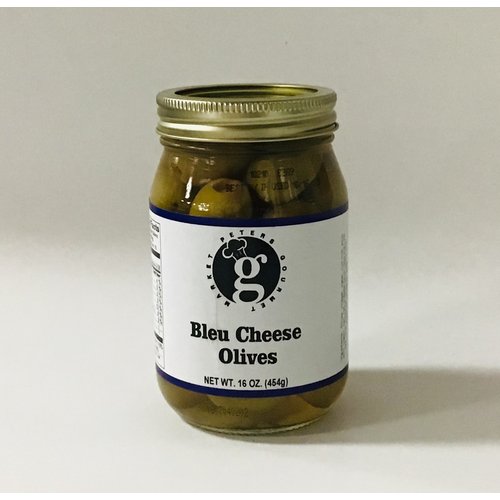 PGM Blue Cheese Stuffed Olives 16 oz PGM Blue Cheese Stuffed Olives 16 oz