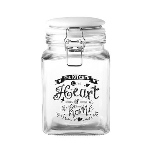 Dutch Rose Glass Storage Jar Dutch Rose Glass Storage Jar