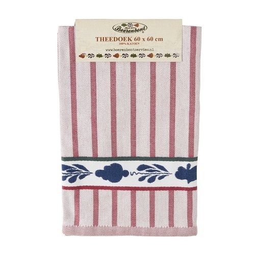 Boerenbont Tea Towel Red Boerenbont Tea Towel Red