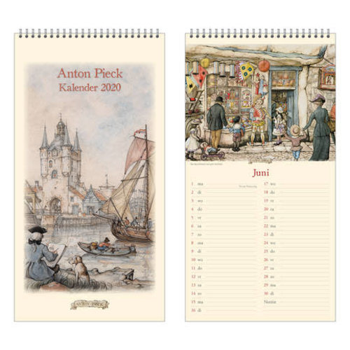 Anton Pieck 2020 Note Calendar 7x13.6 Anton Pieck 2020 Note Calendar 7x13.6