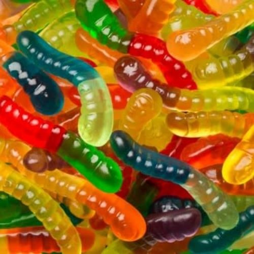 Albanese Albanese Mini Asst Fruit Gummi Worms 5 lb Albanese Albanese Mini Asst Fruit Gummi Worms 5 lb