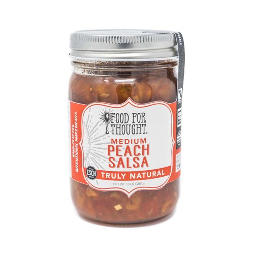 Food For Thought Food For Thought Medium Peach Salsa 14 OZ