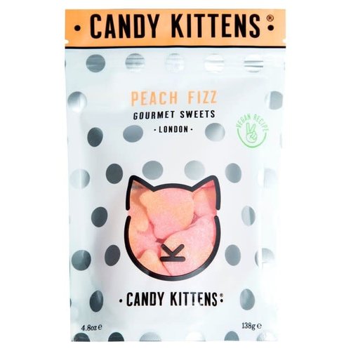 Candy Kittens Candy Kittens Peach Fizz 3.8 oz bag Candy Kittens Candy Kittens Peach Fizz 3.8 oz bag