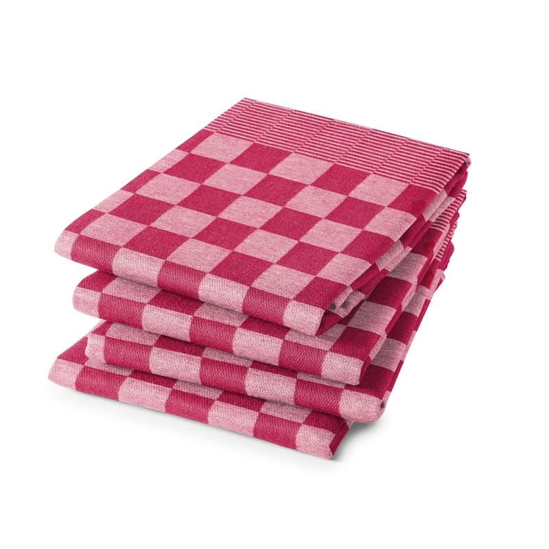 New KitchenAid Tea-Towels x2 100% Cotton in Pink – Wild Haggis Direct