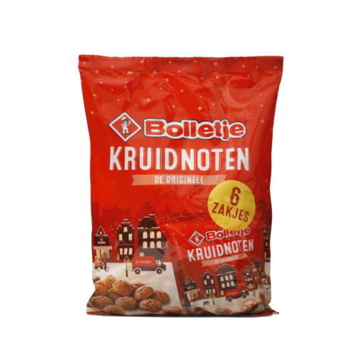 Bolletje Bolletje Small bags Kruidnoten 6x50 gram Bolletje Bolletje Small bags Kruidnoten 6x50 gram