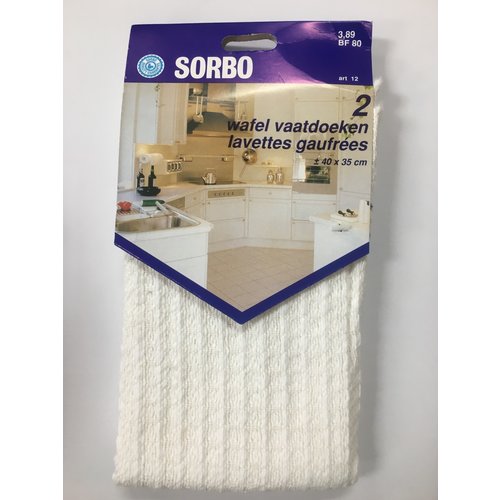 Sorbo Sorbo Wafel Clothes 2 Pack Sorbo Sorbo Wafel Clothes 2 Pack