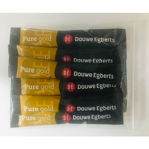 Douwe Egberts Douwe Egberts Pure Gold Instant coffee sticks 10 ct Douwe Egberts Douwe Egberts Pure Gold Instant coffee sticks 10 ct