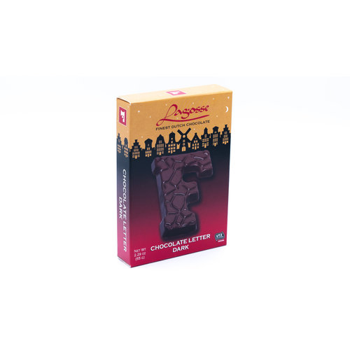 Lagosse Dark F Small Letter 2.3 Oz Lagosse Dark F Small Letter 2.3 Oz