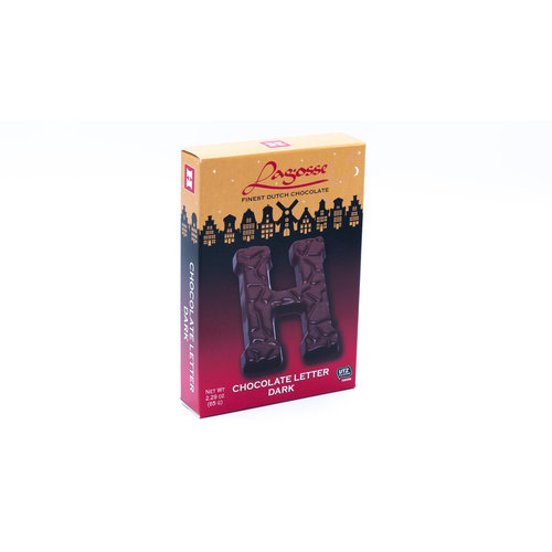 Lagosse Dark H Small Letter 2.3 Oz Lagosse Dark H Small Letter 2.3 Oz