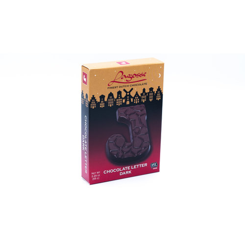 Lagosse Dark J Small Letter 2.3 Oz Lagosse Dark J Small Letter 2.3 Oz
