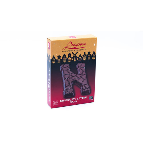 Lagosse Dark N Small Letter 2.3 Oz Lagosse Dark N Small Letter 2.3 Oz