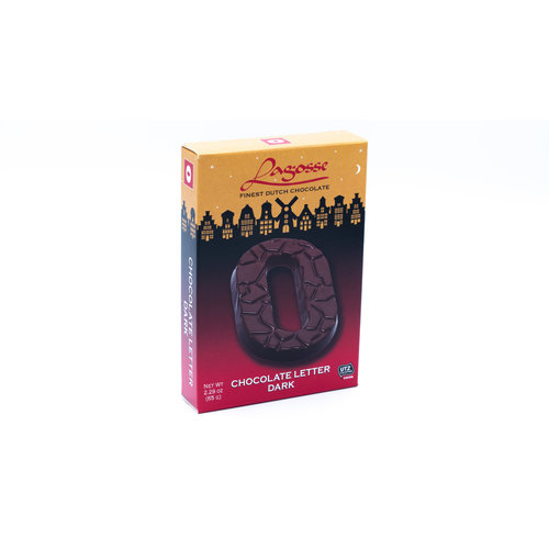 Lagosse Dark O Small Letter 2.3 Oz Lagosse Dark O Small Letter 2.3 Oz