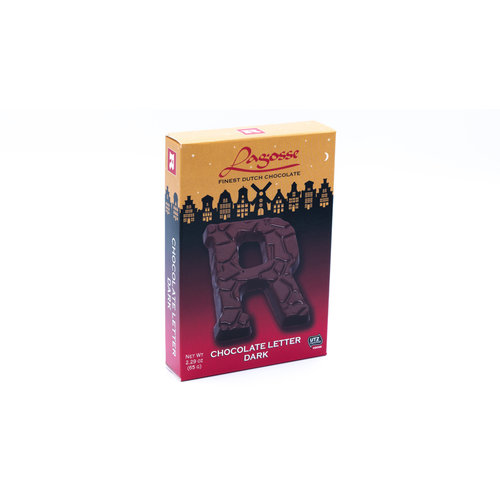 Lagosse Dark R Small Letter 2.3 Oz Lagosse Dark R Small Letter 2.3 Oz