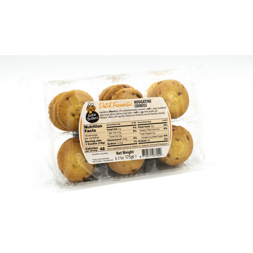 Cookie Brothers Cookie Brothers Nougatine Cookies 6.1 oz Cookie Brothers Cookie Brothers Nougatine Cookies 6.1 oz