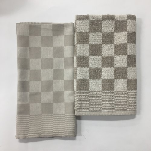 DDDDD DDDDD Dove Barbecue Taupe Tea & Hand Towel Set DDDDD DDDDD Dove Barbecue Taupe Tea & Hand Towel Set