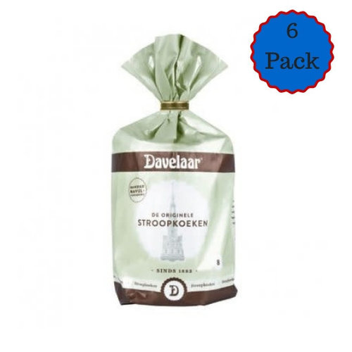 Davelaar Davelaar Stroopkoeken 6 pak 6-13 oz Davelaar Davelaar Stroopkoeken 6 pak 6-13 oz